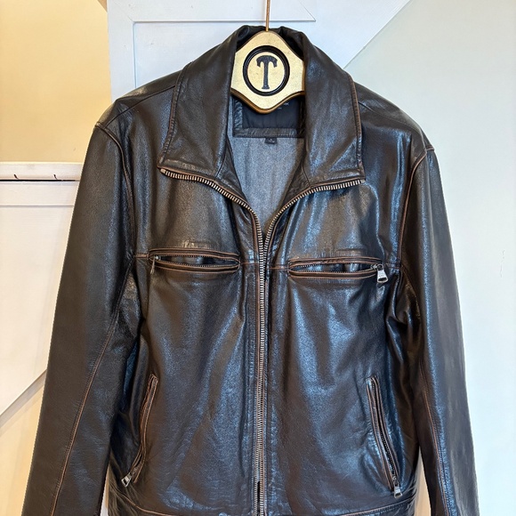 Andrew Marc Leather Jacket - Picture 1 of 12